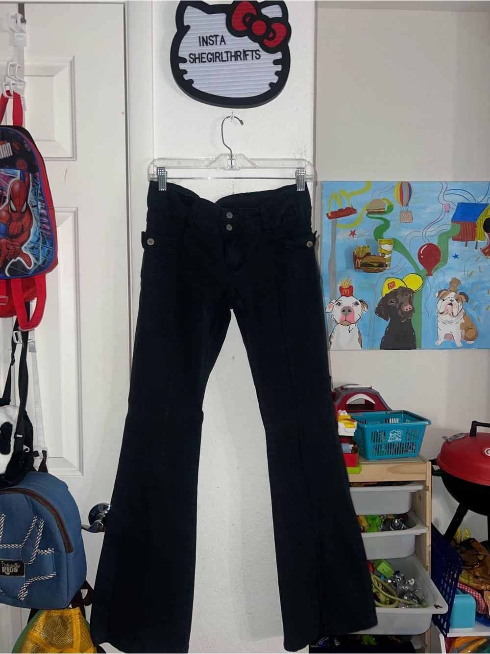 brandy melville low rise pants